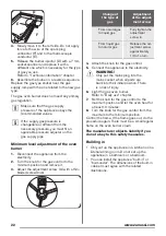 Предварительный просмотр 22 страницы Zanussi ZOG21317XK User Manual