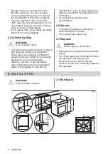 Предварительный просмотр 6 страницы Zanussi ZOHEX3X1 User Manual