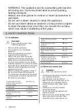 Preview for 4 page of Zanussi ZOHHE2X2 User Manual