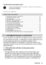 Предварительный просмотр 23 страницы Zanussi ZOHID3X1 User Manual