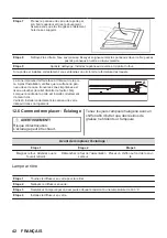 Предварительный просмотр 42 страницы Zanussi ZOHID3X1 User Manual