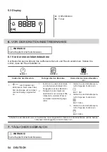 Предварительный просмотр 54 страницы Zanussi ZOHID3X1 User Manual