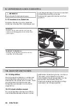 Предварительный просмотр 58 страницы Zanussi ZOHID3X1 User Manual