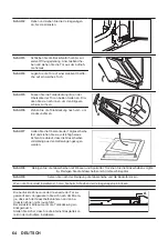 Предварительный просмотр 64 страницы Zanussi ZOHID3X1 User Manual