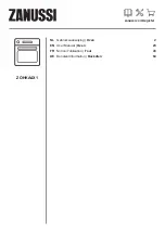 Zanussi ZOHKA4X1 User Manual предпросмотр