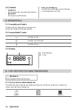 Предварительный просмотр 72 страницы Zanussi ZOHKQ3X2 User Manual