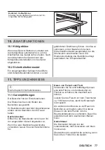 Предварительный просмотр 77 страницы Zanussi ZOHKQ3X2 User Manual