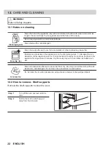 Предварительный просмотр 22 страницы Zanussi ZOHNA7KN User Manual