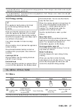 Предварительный просмотр 27 страницы Zanussi ZOHNA7KN User Manual