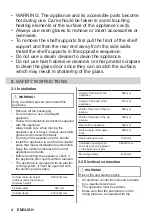 Предварительный просмотр 4 страницы Zanussi ZOHNA7X1 User Manual