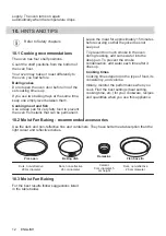 Предварительный просмотр 12 страницы Zanussi ZOHTC1X2 User Manual