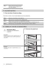 Предварительный просмотр 10 страницы Zanussi ZOHWF1X1 User Manual