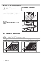 Предварительный просмотр 12 страницы Zanussi ZOHXC2X2 User Manual