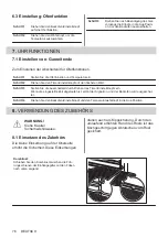 Предварительный просмотр 76 страницы Zanussi ZOHXF1X1 User Manual