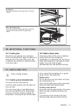 Предварительный просмотр 13 страницы Zanussi ZOHXX3X1 User Manual