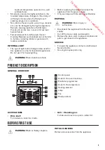 Предварительный просмотр 5 страницы Zanussi ZOP27901 User Manual