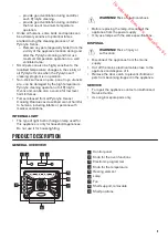 Предварительный просмотр 5 страницы Zanussi ZOP37912 User Manual