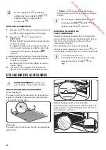 Предварительный просмотр 36 страницы Zanussi ZOP37912 User Manual