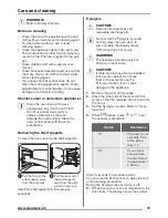 Preview for 19 page of Zanussi ZOP37962 User Manual