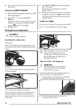 Preview for 10 page of Zanussi ZOP37962XE User Manual