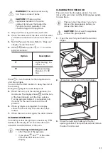 Preview for 21 page of Zanussi ZOP37982BU User Manual