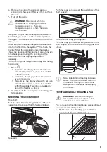 Предварительный просмотр 13 страницы Zanussi ZOP37987XU User Manual