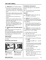 Предварительный просмотр 17 страницы Zanussi ZOP38903 User Manual