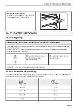 Предварительный просмотр 121 страницы Zanussi ZOPEE6X3 User Manual