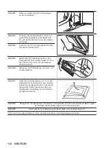 Предварительный просмотр 112 страницы Zanussi ZOPKA6KN User Manual