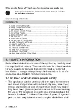 Предварительный просмотр 2 страницы Zanussi ZOPKX6XN User Manual