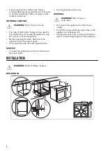 Предварительный просмотр 6 страницы Zanussi ZOPND7X1 User Manual