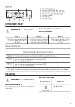 Предварительный просмотр 9 страницы Zanussi ZOPND7X1 User Manual