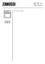 Zanussi ZOPNX6KN User Manual предпросмотр