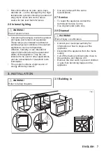 Предварительный просмотр 7 страницы Zanussi ZOPNX6KN User Manual