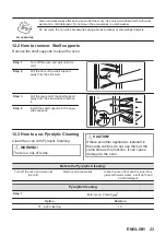 Предварительный просмотр 23 страницы Zanussi ZOPNX6KN User Manual