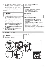 Предварительный просмотр 7 страницы Zanussi ZOPNX6X2 User Manual