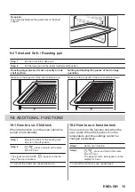 Предварительный просмотр 15 страницы Zanussi ZOPNX6X2 User Manual