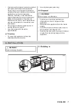 Предварительный просмотр 7 страницы Zanussi ZOPXE5X1 User Manual