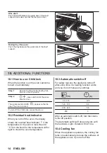 Предварительный просмотр 14 страницы Zanussi ZOPXE5X1 User Manual