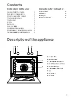 Preview for 3 page of Zanussi ZOS 5 Instruction Booklet