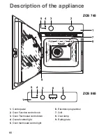 Предварительный просмотр 4 страницы Zanussi ZOS 865 Instruction Booklet