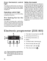 Предварительный просмотр 6 страницы Zanussi ZOS 865 Instruction Booklet