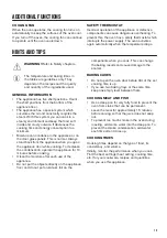 Предварительный просмотр 13 страницы Zanussi ZOS35902XU User Manual