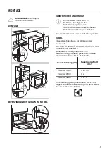 Предварительный просмотр 61 страницы Zanussi ZOS35902XU User Manual