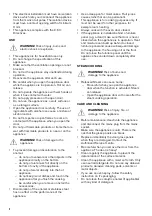 Предварительный просмотр 4 страницы Zanussi ZOS78964XU User Manual