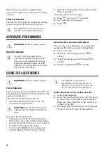 Предварительный просмотр 18 страницы Zanussi ZOS78964XU User Manual