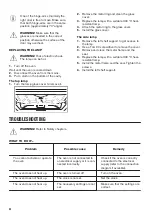 Предварительный просмотр 44 страницы Zanussi ZOS78964XU User Manual