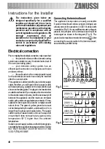 Предварительный просмотр 46 страницы Zanussi ZOU 132 User Manual