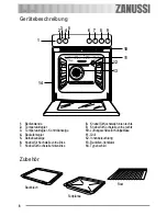 Предварительный просмотр 6 страницы Zanussi ZOU 133 User Manual