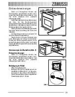 Предварительный просмотр 23 страницы Zanussi ZOU 133 User Manual